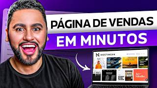 Como Criar Página de Vendas com I.A de ALTA CONVERSÃO (Hostinger)