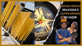 MASSA FRESCA CASEIRA - COM APENAS 3 INGREDIENTES