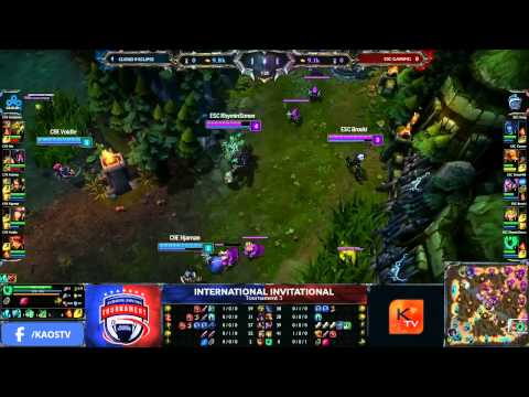 Cloud9 Eclipse vs ESC Gaming map 2 - RO8 - Riot Turkey Invitational 3