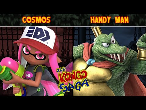 2GG Kongo Saga - Cosmos (Inkling) VS Handy Man (King K. Rool) - Smash Ultimate - Pools
