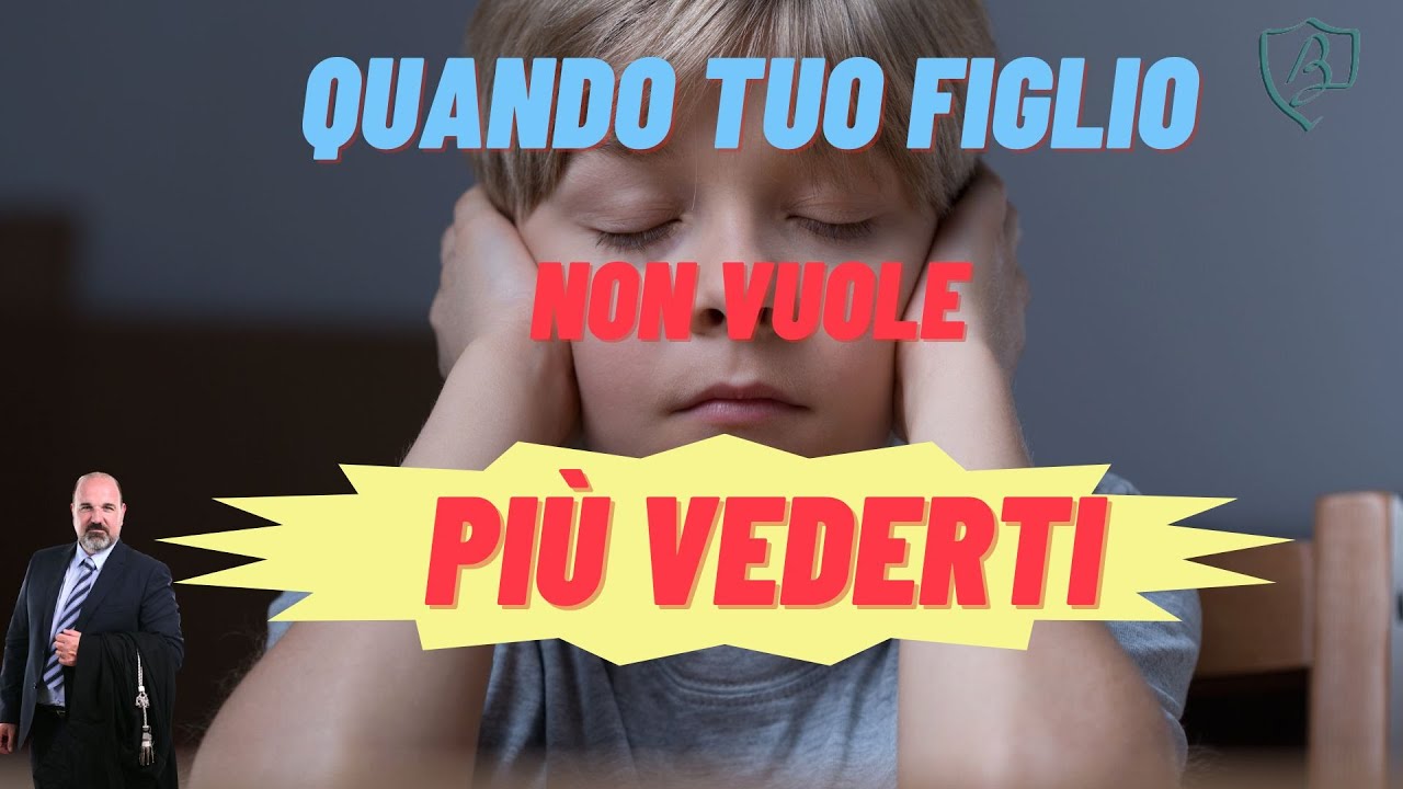 Mio figlio non mi vuole vedere, cosa posso fare?