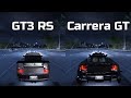 Porsche 911 GT3 RS Vs Porsche Carrera GT Need For Speed Carbon Drag Race
