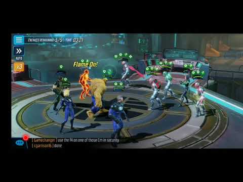AW Offense - 204k Fantastic 4 vs 199k Ultron - Marvel Strike Force