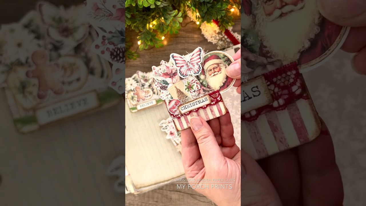 Christmas Hidden Paperclips Kit from My Porch Prints