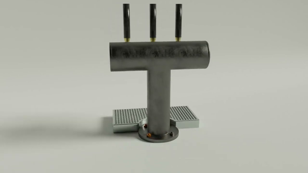 3 Tap Beer Dispenser 3D Model