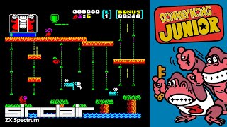 Donkey Kong Jr. 2016 (Captured on actual hardware) - Quick Look - ZX Spectrum