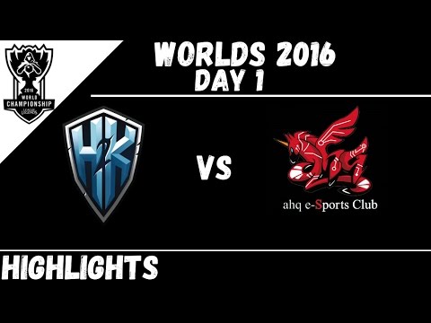 H2K vs AHQ Highlights Worlds 2016 Day 1 Group C H2K vs AHQ e-sports Club
