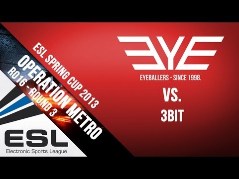 EYEBALLERS vs 3bit |  ESL BF3 SQR 4on4 Spring Cup 2013 | Round 3