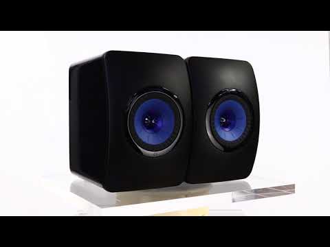 KEF LS50 Wireless - Black / Blue