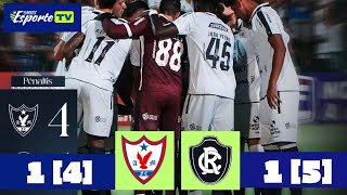 Águia de Marabá x Remo. Quatas de final Parazão 2026. Gols, melhores momentos e pênaltis.