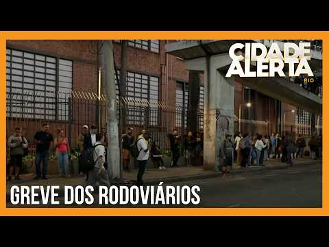 RODOVIÁRIOS EM GREVE GERAM CAOS NO TRANSPORTE DA CIDADE DO RIO