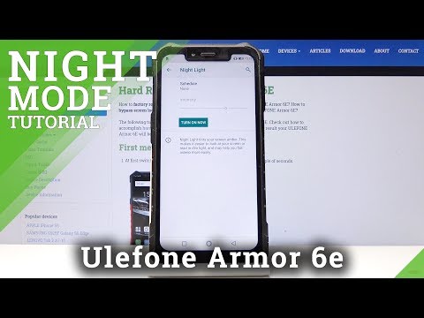 How to Enable Night Mode in Ulefone Armor 6E - Turn ON / OFF Eye Saver Mode