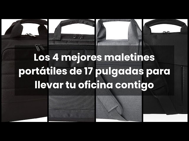 Vídeo relacionado con Amazon Basics Funda compacta para portátil con correa para el hombro y bolsillos para guardar accesorios, (17,3 Pulgadas - 44 cm), negro, 1 unidad