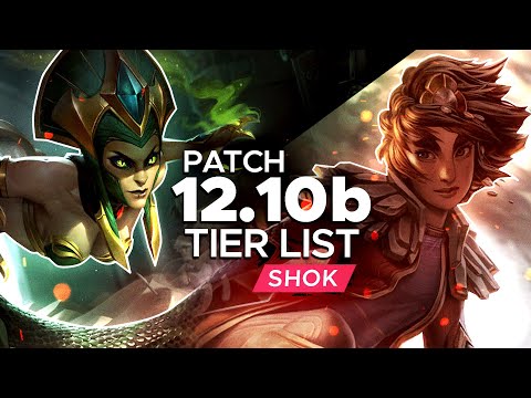 SEASON 12 MID LANE TIER LIST | DURABILITY PATCH | PATCH 12.10b