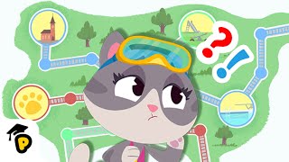 Switch Train | Learn to read a map | Dr. Panda TotoTime | Kids Learning Video