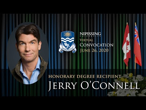 Honorary Degree Recipient Jerry O'Connell 2020