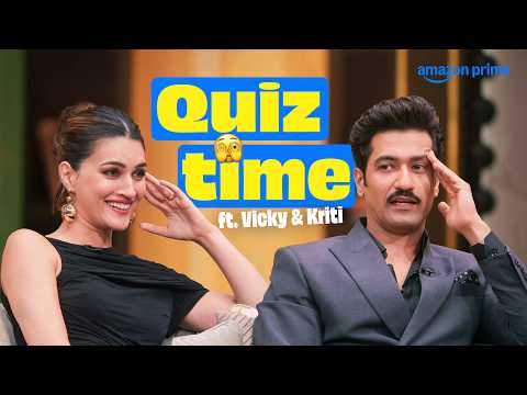 SECRET CAMERA attached on Vicky Kaushal? 👀 | Kajol, Twinkle | Two Much | Prime Video India