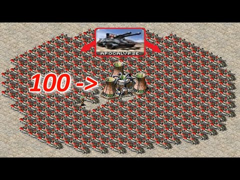 Detonating 100 Nuclear Reactors - Red Alert 2