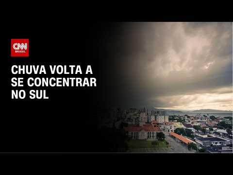 Previsão do tempo: Chuva volta a se concentrar no Sul | CNN NOVO DIA