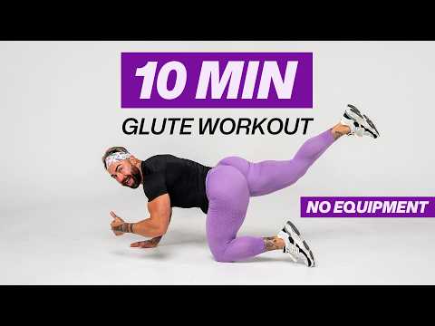 BYE BYE HIP DIPS WORKOUT! Side Glutes Sculpt and Shape, No Equipment 10 Minute