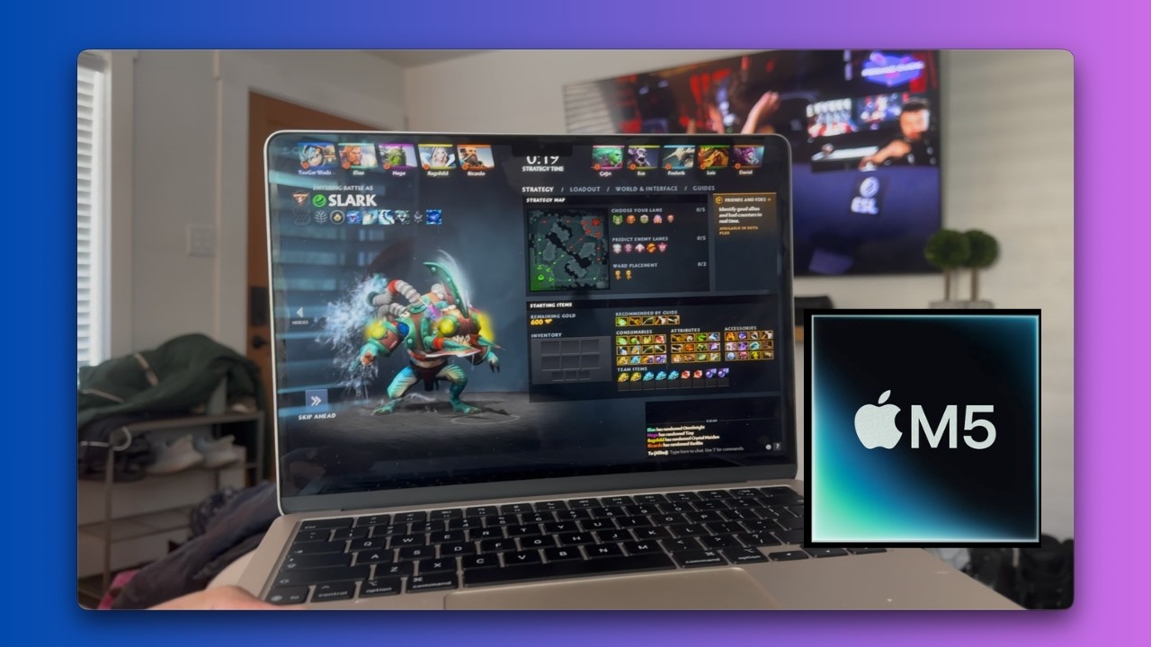 M5 MacBook Air MOBA Gaming Test: Dota 2 and League of Legends