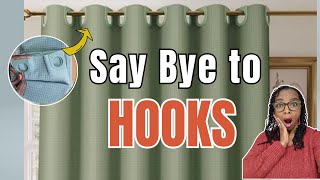 🤯Inhousolu No-Hook Shower Curtain | No Hooks Needed | Get For Christmas