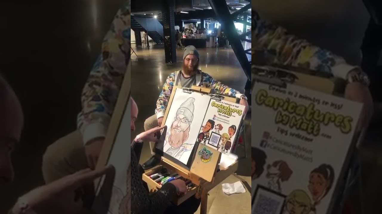 Promotional video thumbnail 1 for Caricatures by Matt