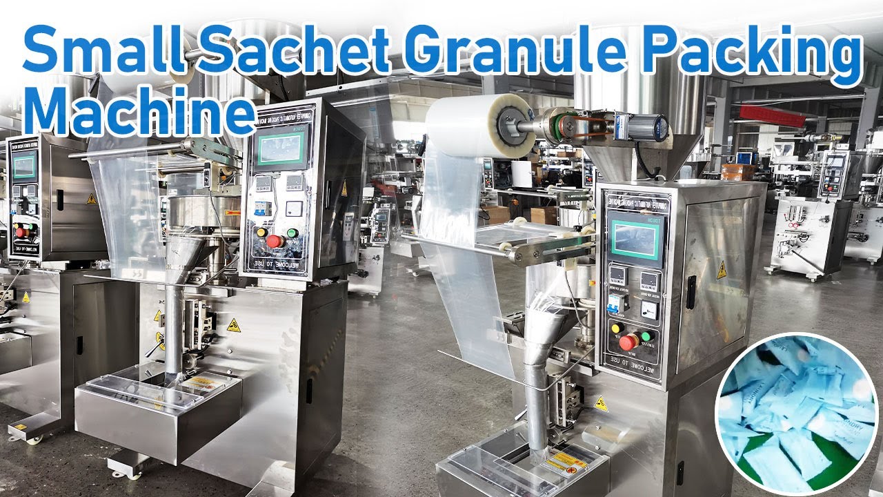 Efficient packaging process of small granule packaging machine | Granule packaging solutions