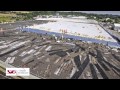 Reroofing In Action Replacing A 10 000m2 Flat Roof In 3 Minutes