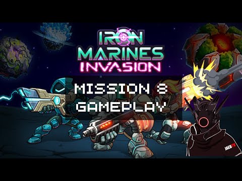 Iron Marines Invasion: MISSION 8 ENERGY SHORTAGE GAMEPLAY