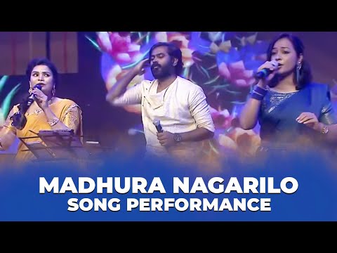 Madhura Nagarilo Song Performance @ PelliSandaD Pre Release Event | Shreyas Media