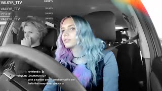 Girl Streamer Crashes Car