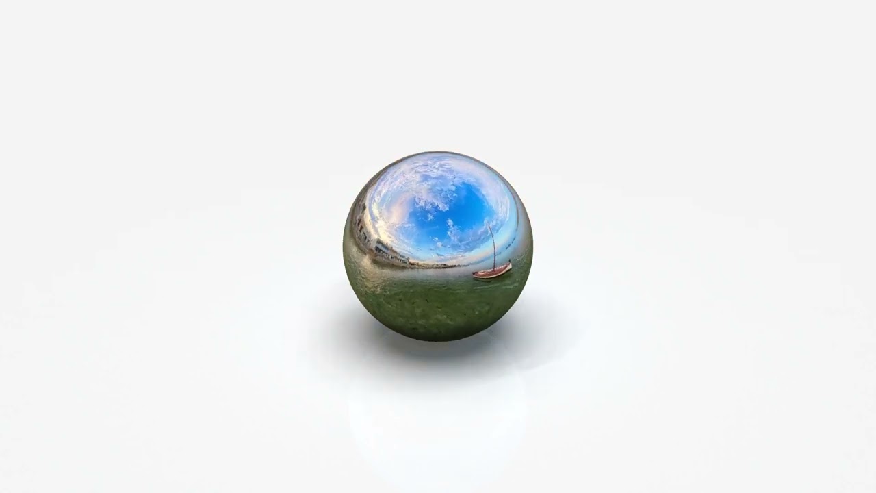 Barca da pesca tradizionale nel tranquillo villaggio costiero 360 HDRI 8192x4096 hdr exr 16-bit j CG Textures