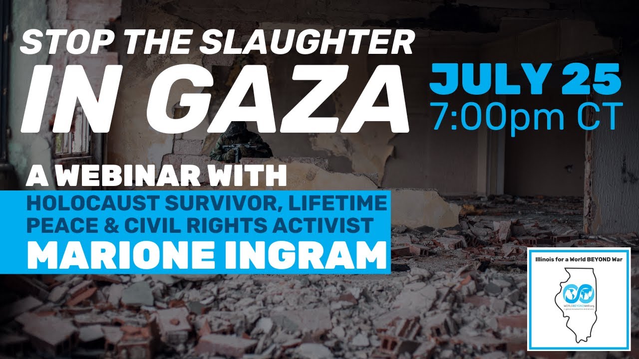Marione Ingram: Holocaust Survivor, Peace Advocate & Vocal Critic of the Slaughter in Gaza