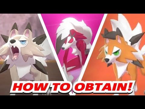 HOW TO GET ALL THREE LYCANROC FORMS! | Pokemon Sword and Shield Expansion Pass | Isle of Armor!