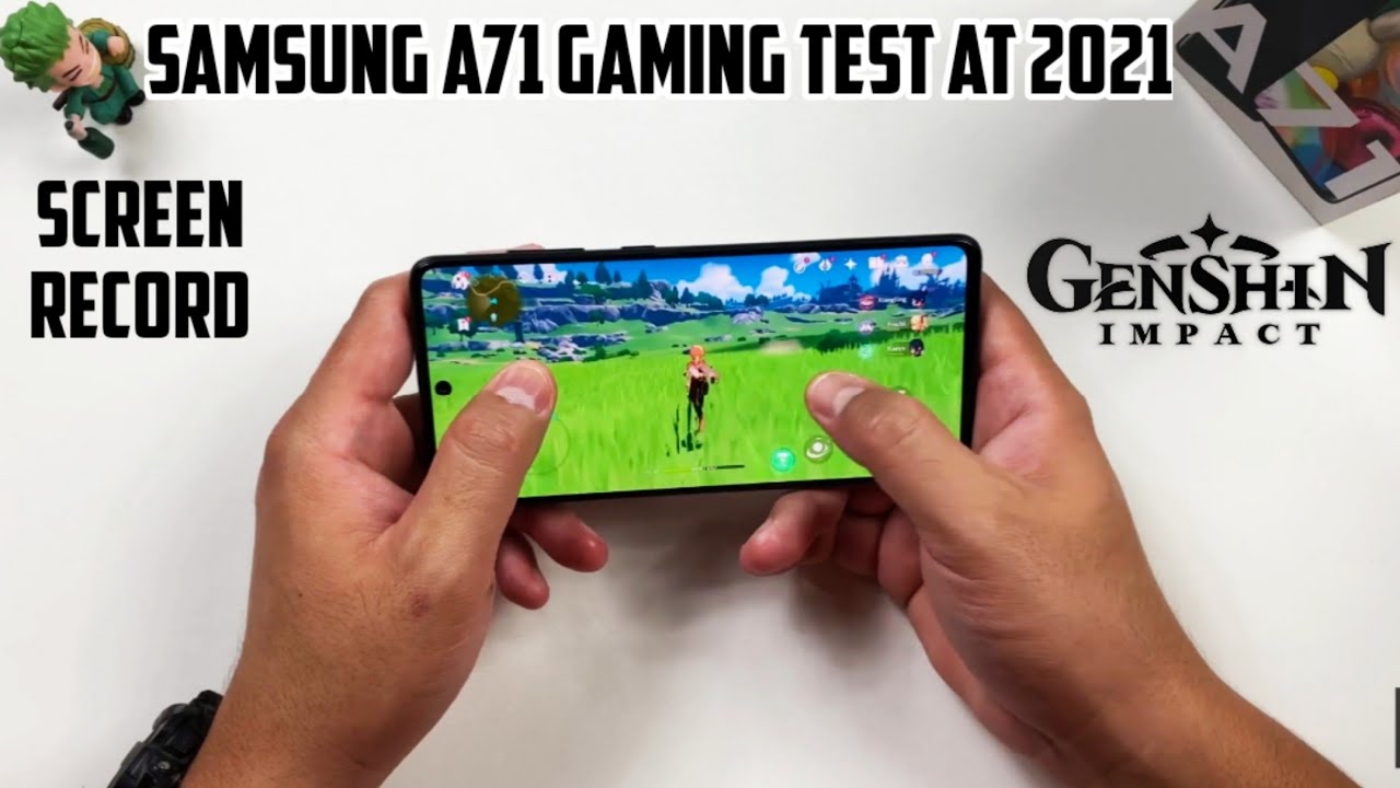 SAMSUNG A71 GAMING TEST AT 2021 | GENSHIN IMPACT LOW 60 FPS | SCREEN RECORD