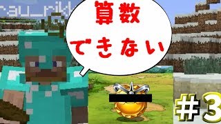 【マイクラ】算数ができない高校生と実況するとこうなる＃3