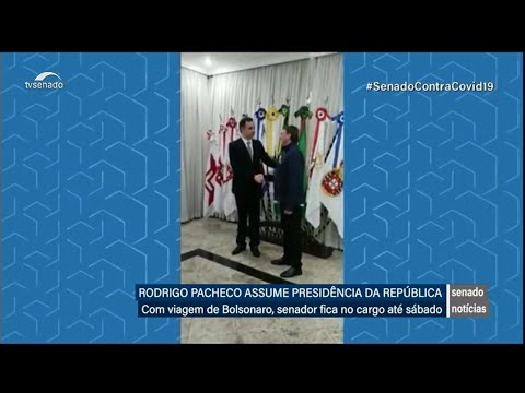 Pacheco assume Presidência da República até sábado