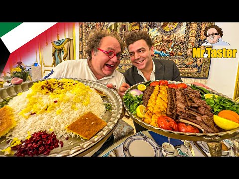 Ultimate Persian Kebabs de Kapitan Abed no restaurante Molouk Shandiz no Kuwait