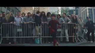 The Amazing Spider Man 2 End Scene: Kid Stands Up Against Rhino Man - High Definition
