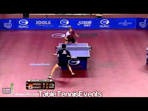 Patrick Franziska Vs Yuto Muramatsu: Final U21 [Qatar Open 2013]