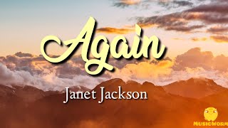 Janet Jackson - Again(Lyrics Video)🎵