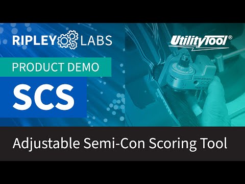 Ripley Labs Demos: UtilityTool® SCS Adjustable Cable Semi-Con Scoring Tool