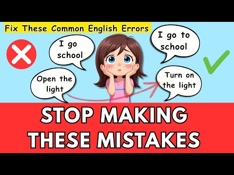 50 Common English Grammar Mistakes | Fix These Errors & Speak Better English