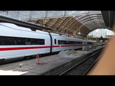 Almost hit by an ICE train in Germany - Frankfurt Hauptbahnhof