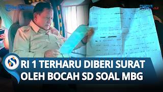 Baca Surat Bocah Asal Sidoarjo, Prabowo Tertegun Lihat Impian Marfen Ingin Bertemu Langsung