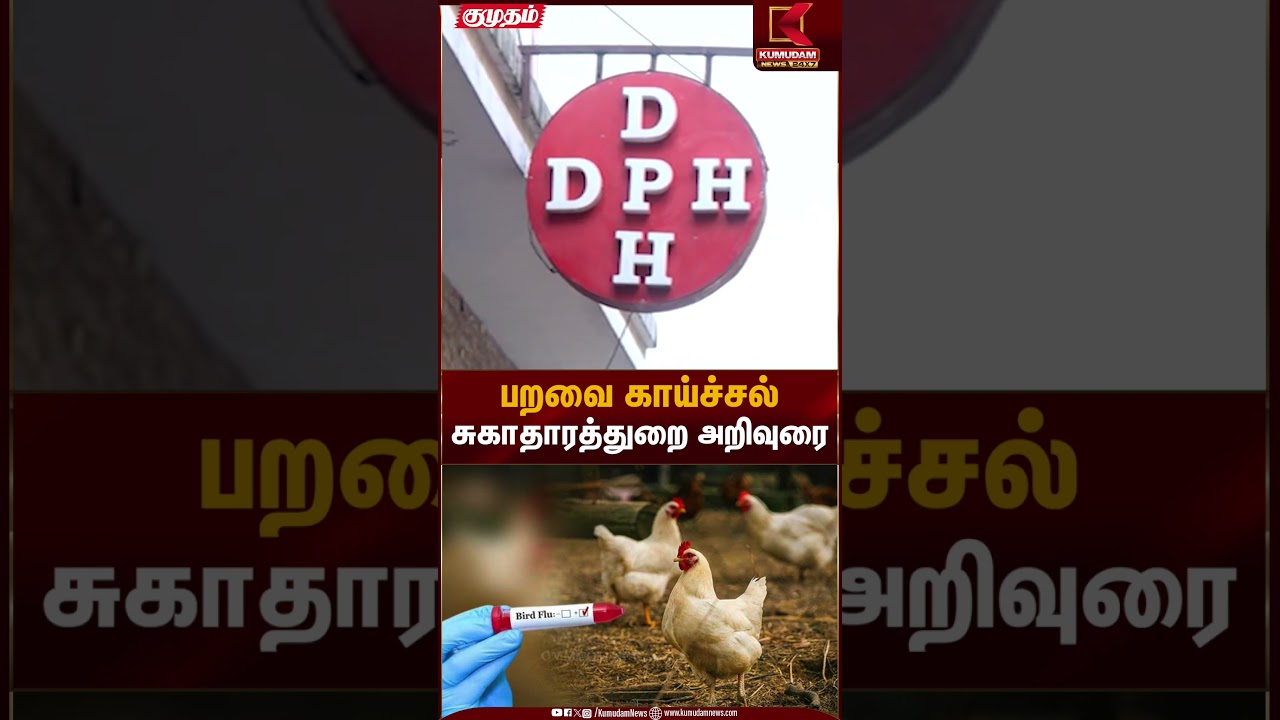 பறவை காய்ச்சல் சுகாதாரத்துறை அறிவுரை | BirdFlu | Disease Prevention |  Kumudam News