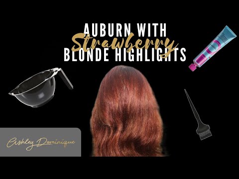 How To Do Auburn Hair Color with Strawberry Blonde...