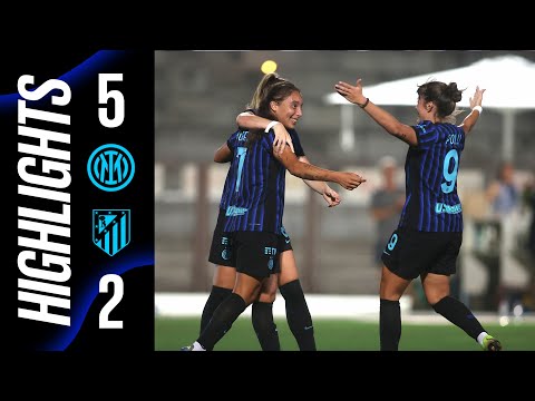 POKERISSIMO NERAZZURRO: LE INTER WOMEN VOLANO IN FINALE 🖤💙 | INTER 5-2 ATLÉTICO MADRID | HIGHLIGHTS