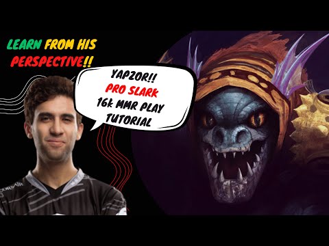 WATCH AND LEARN THIS ! How Yapzor Play Slark so GG Unstoppable! 16K MMR Logic! #dota2 #dota2shorts